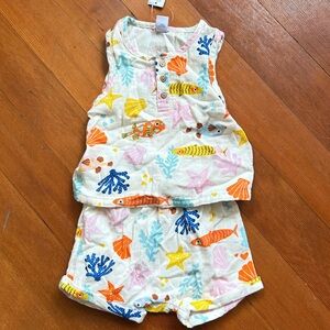 Old Navy Multicolor Sea Life Baby Outfit